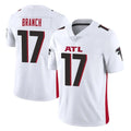 A.Falcons #17 Zachariah Branch Player White Vapor Untouchable Limited Home Game BALCE Stitched Jerseys
