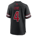 A.Cardinals #4 Jeremiyah Love Player Black Home Game BALCE Stitched Jerseys
