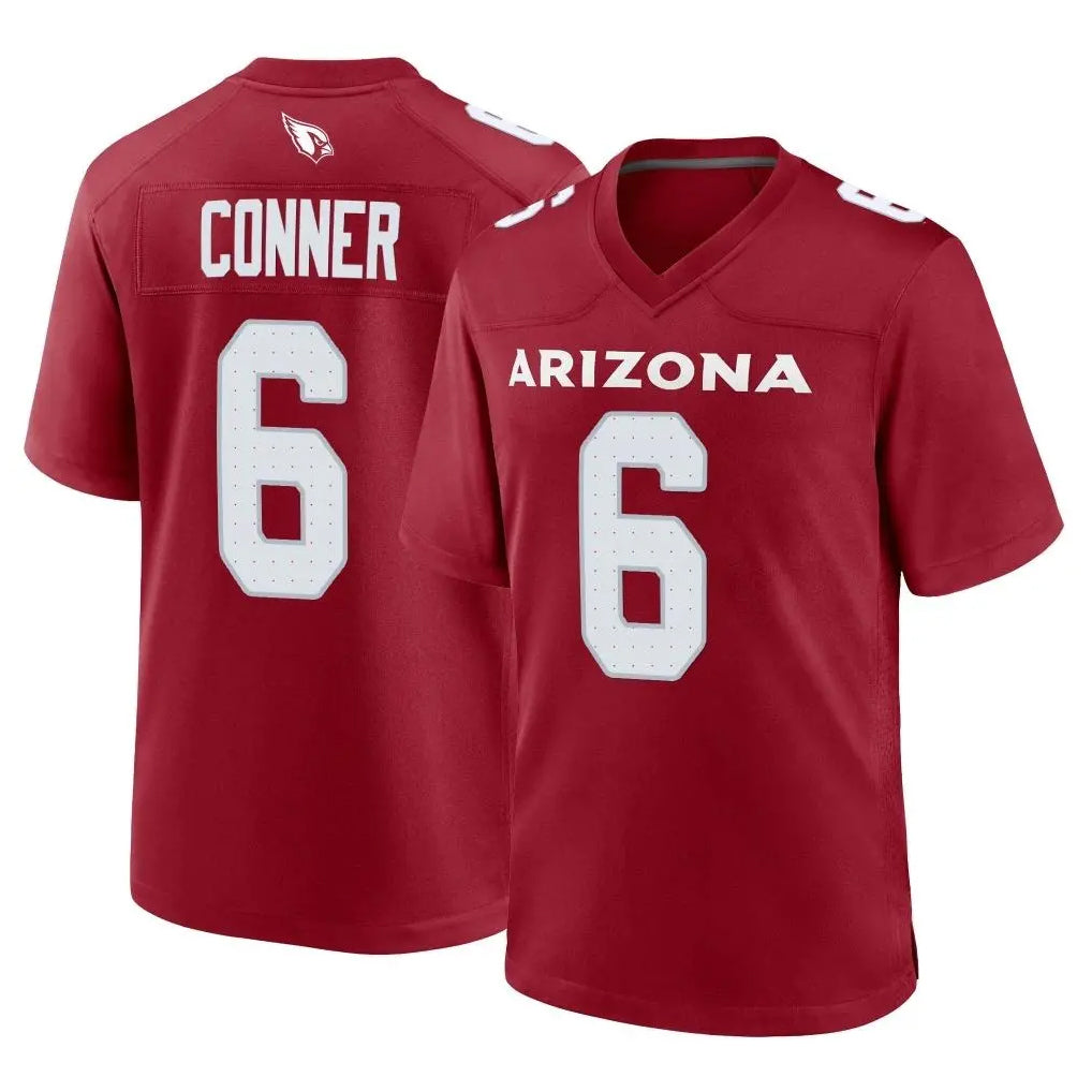 A.Cardinals #6 James Conner Player Cardinal Limited Home Game BALCE Stitched Jerseys