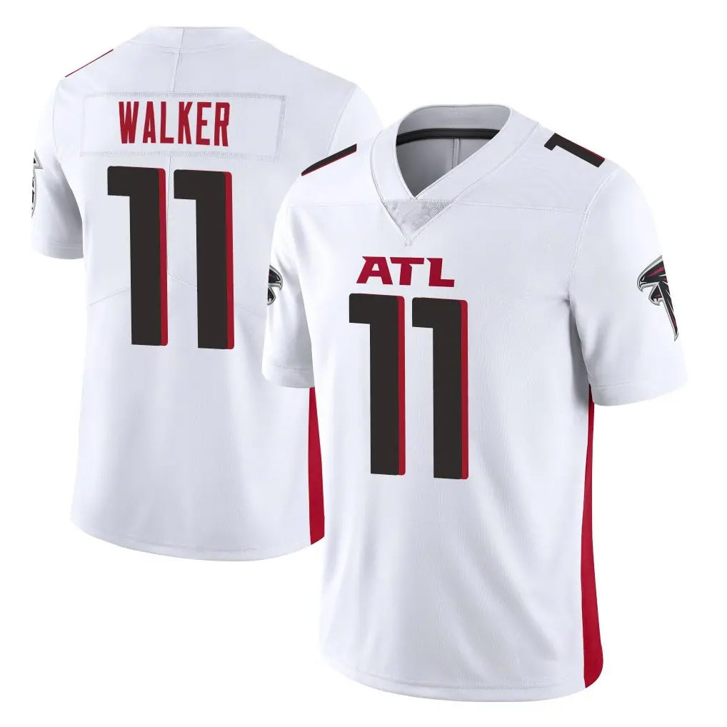 A.Falcons #11 Jalon Walker Player White Vapor Untouchable Limited Home Game BALCE Stitched Jerseys
