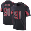 A.Cardinals #91 L.J. Collier Player Black Vapor Limited Elite BALCE Stitched Jerseys