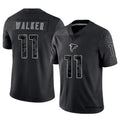 A.Falcons #11 Jalon Walker Player Black RFLCTV Limited BALCE Stitched Jerseys