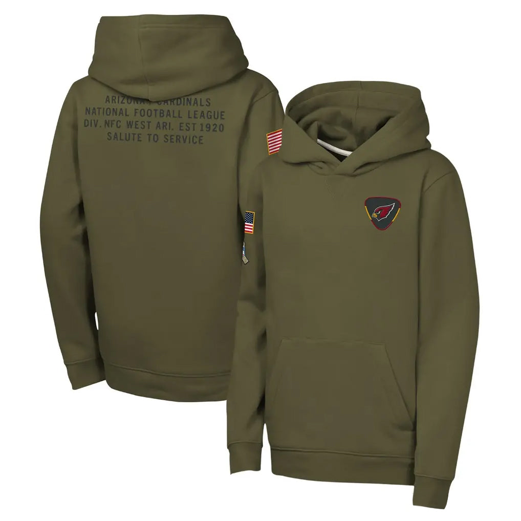 A.Cardinals ## Cardinals Blank Player Olive 2025 Salute to Service Fleece Hoodie BALCE Stitched Jerseys