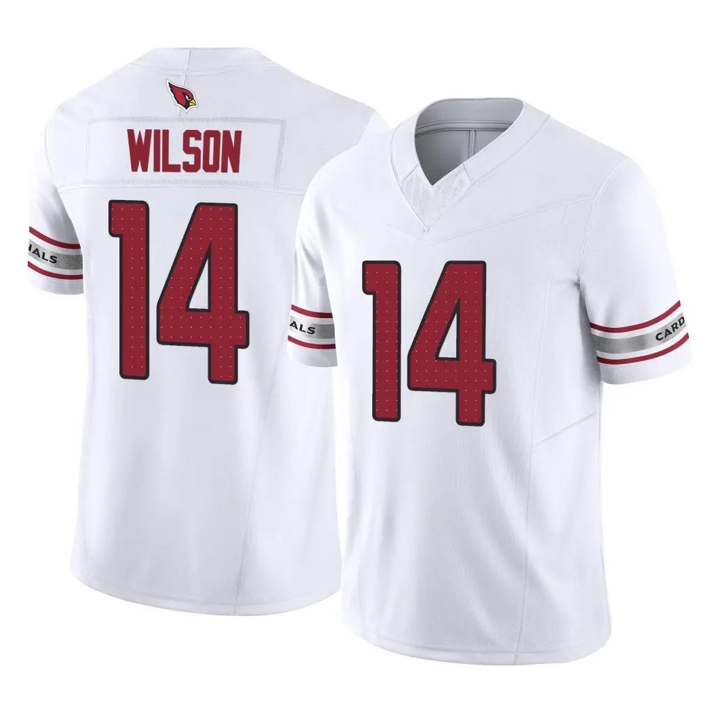 A.Cardinals #14 Michael Wilson Player White Vapor F.U.S.E. Limited Home Game BALCE Stitched Jerseys