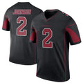 A.Cardinals #2 Will Johnson Player Black Color Rush Vapor Limited Untouchable BALCE Stitched Jerseys