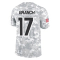 A.Falcons #17 Zachariah Branch Player Arctic Camo Salute to Service Limited BALCE Stitched Jerseys