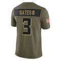 A.Falcons #3 Jessie Bates III Player Olive Salute To Service Limited Home Game BALCE Stitched Jerseys