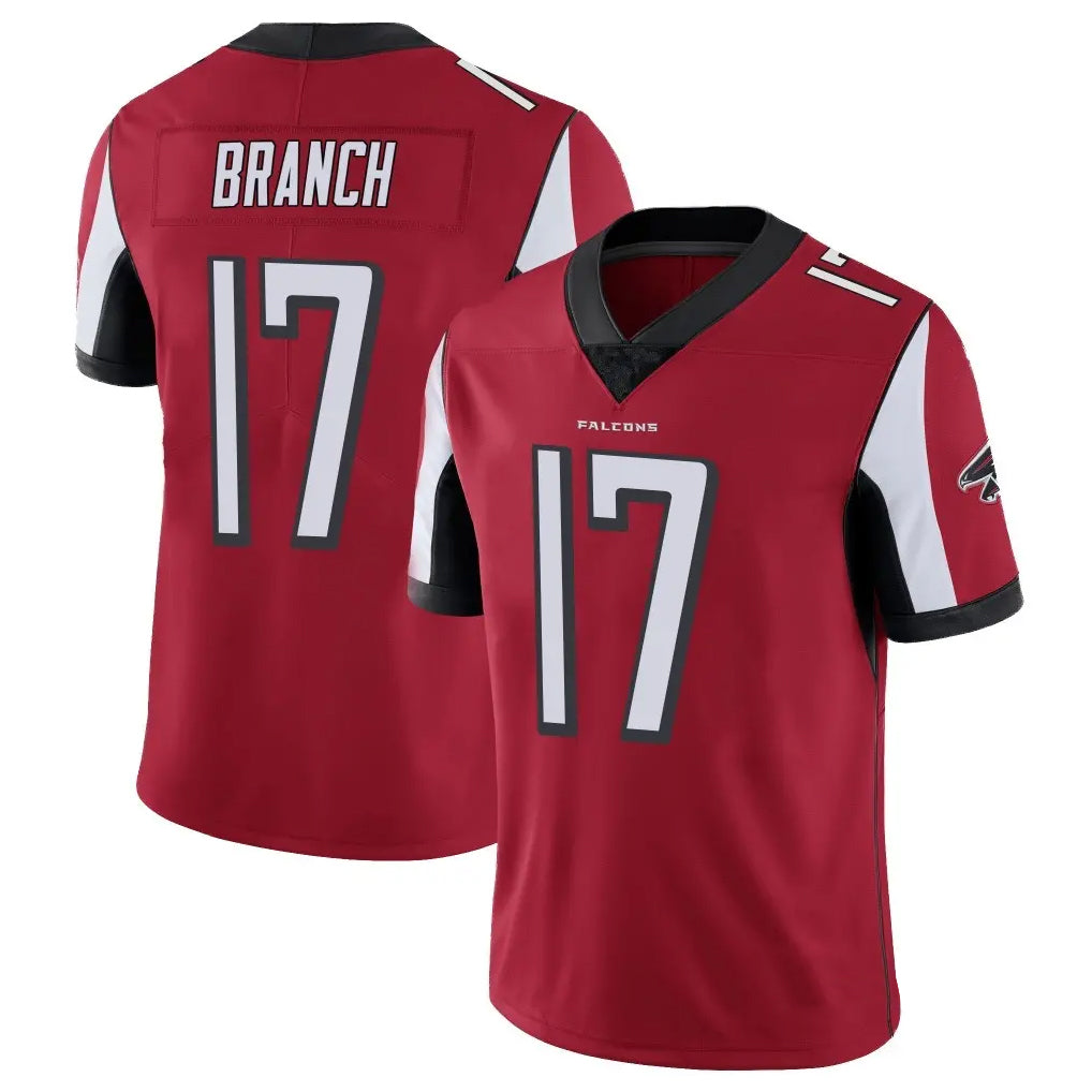A.Falcons #17 Zachariah Branch Player Red Color Vapor Untouchable Limited Home Game BALCE Stitched Jerseys