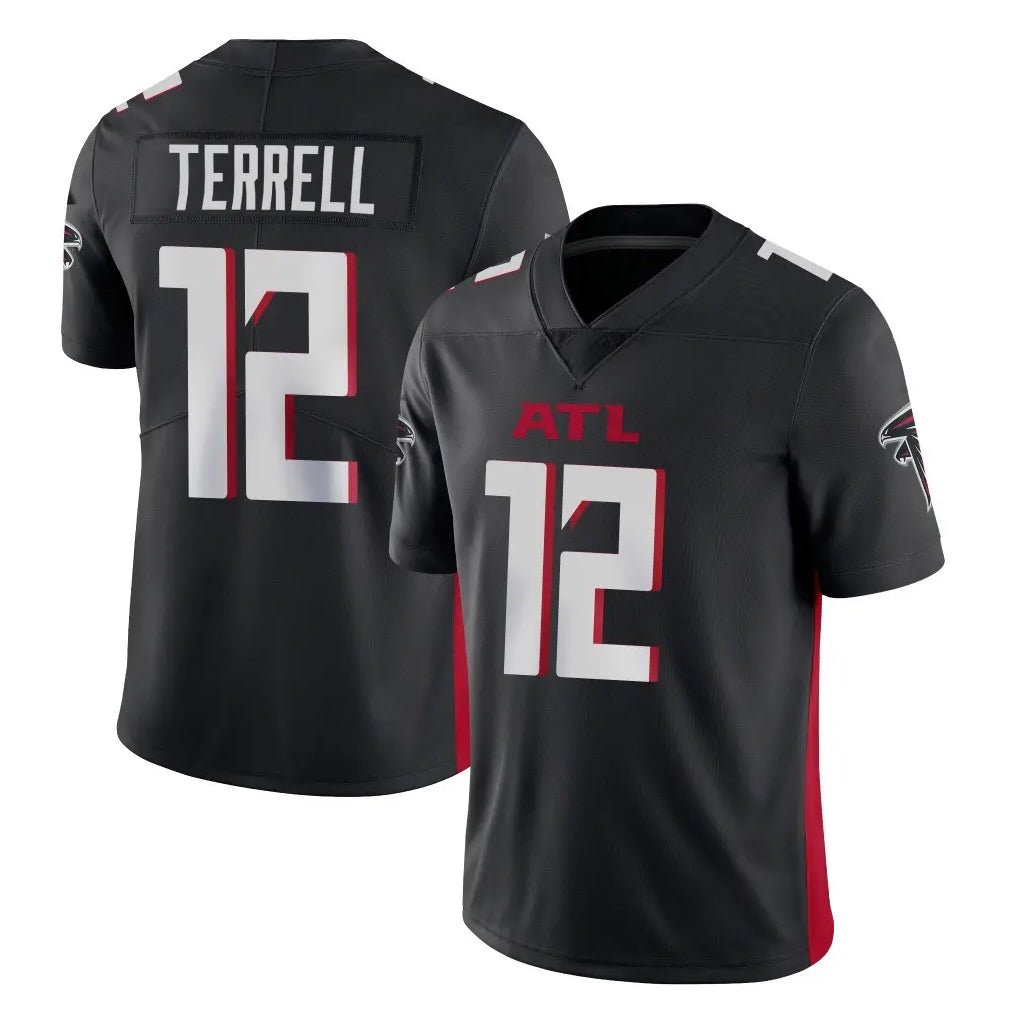 A.Falcons #12 Avieon Terrell Player Black Vapor Untouchable Limited Home Game BALCE Stitched Jerseys