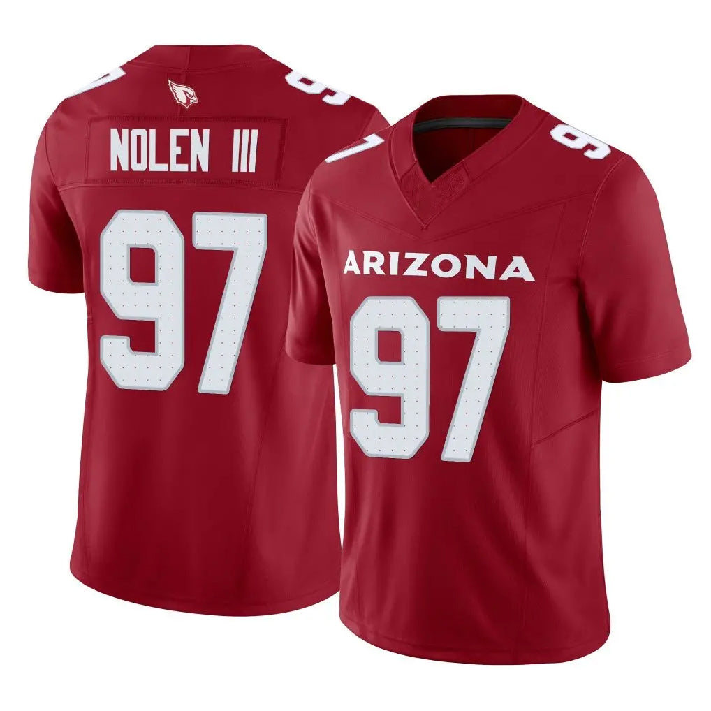 A.Cardinals #97 Walter Nolen III Player Cardinal Vapor F.U.S.E. Limited Home Game BALCE Stitched Jerseys