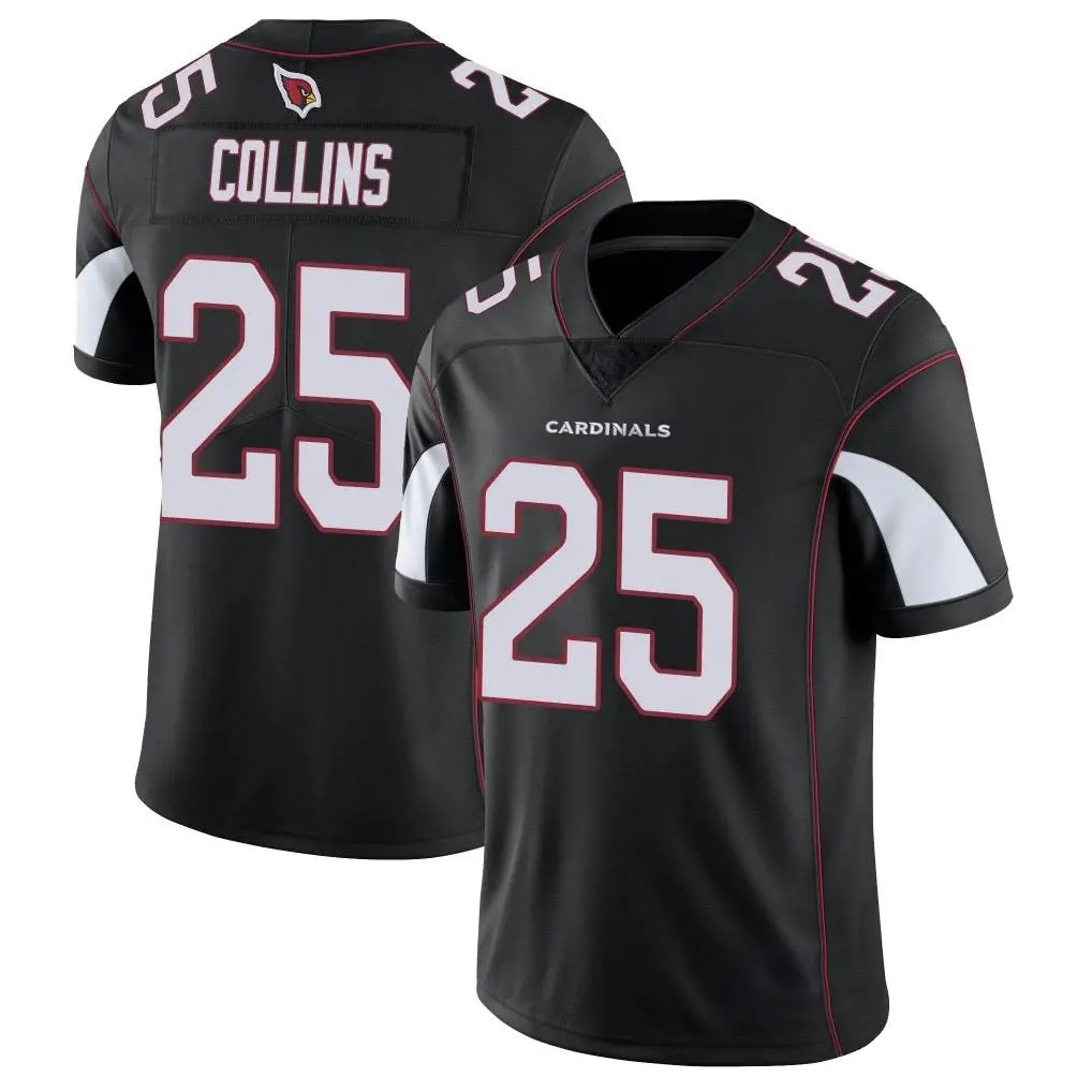 A.Cardinals #25 Zaven Collins Player Black Vapor Limited Home Game BALCE Stitched Jerseys