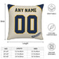 Custom Milwaukee Brewers Pillow Decorative Throw Pillow Case - Print Personalized Football Team Fans Name & Number Birthday Gift Football Pillows