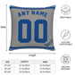 Custom Kansas City Royals Pillow Decorative Throw Pillow Case - Print Personalized Football Team Fans Name & Number Birthday Gift Football Pillows