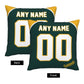 Custom Oakland Athletics Pillow Decorative Throw Pillow Case - Print Personalized Football Team Fans Name & Number Birthday Gift Football Pillows