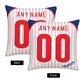 Custom Philadelphia Phillies Pillow Decorative Throw Pillow Case - Print Personalized Football Team Fans Name & Number Birthday Gift Football Pillows