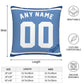 Custom Kansas City Royals Pillow Decorative Throw Pillow Case - Print Personalized Football Team Fans Name & Number Birthday Gift Football Pillows