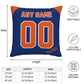 Custom New York Mets Pillow Decorative Throw Pillow Case - Print Personalized Football Team Fans Name & Number Birthday Gift Football Pillows