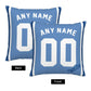 Custom Kansas City Royals Pillow Decorative Throw Pillow Case - Print Personalized Football Team Fans Name & Number Birthday Gift Football Pillows