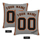 Custom San Francisco Giants Pillow Decorative Throw Pillow Case - Print Personalized Football Team Fans Name & Number Birthday Gift Football Pillows