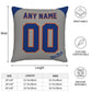 Custom New York Mets Pillow Decorative Throw Pillow Case - Print Personalized Football Team Fans Name & Number Birthday Gift Football Pillows
