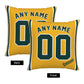 Custom Oakland Athletics Pillow Decorative Throw Pillow Case - Print Personalized Football Team Fans Name & Number Birthday Gift Football Pillows