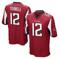A.Falcons #12 Avieon Terrell Player Red Color Vapor Home Game BALCE Stitched Jerseys