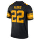 P.Steelers #22 Najee Harris Color Rush Legend Black Stitched American Football Jerseys