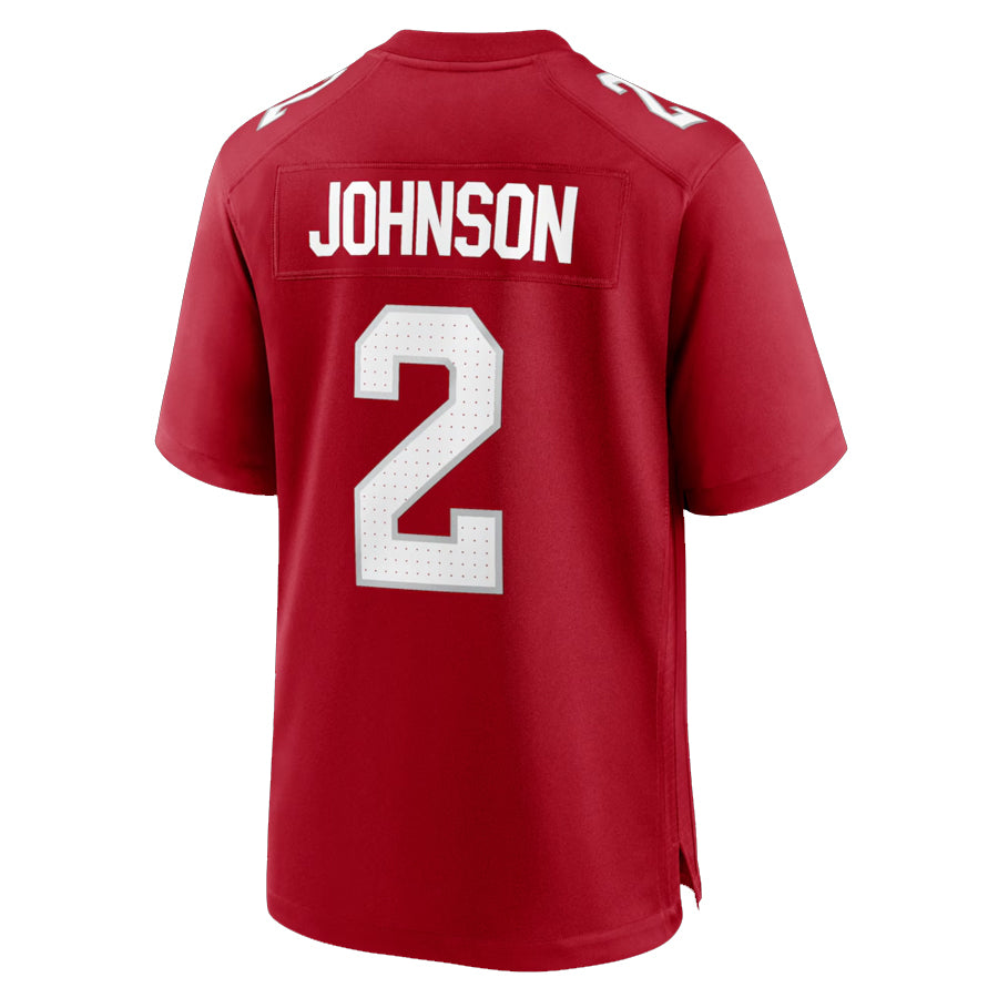 A.Cardinals #2 Will Johnson Player Cardinal Limited Home Game BALCE Stitched Jerseys