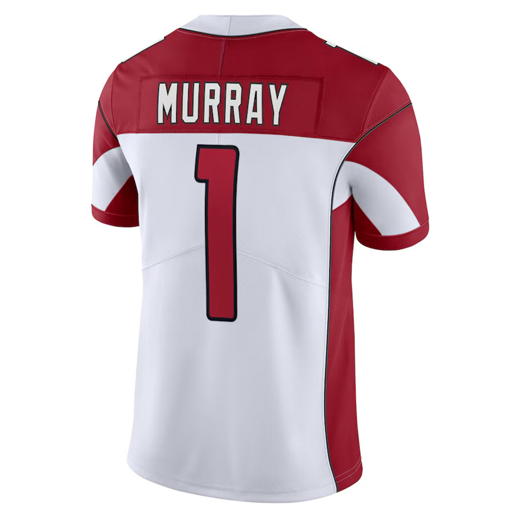 A.Cardinals #1 Kyler Murray Player White Vapor Limited Home Game BALCE Stitched Jerseys