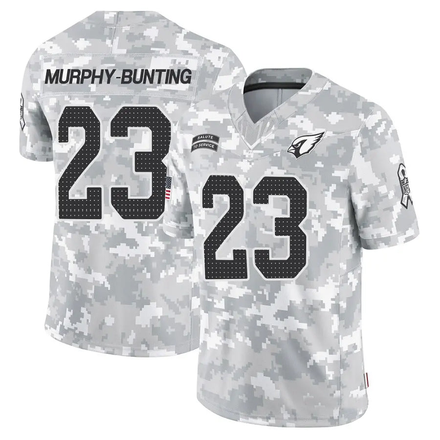 A.Cardinals #23 Sean Murphy-Bunting Player Camo Salute to Service Limited BALCE Stitched Jerseys