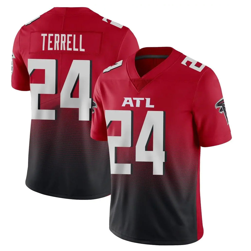A.Falcons #24 A.J. Terrell Jr. Player Red Vapor Untouchable Limited Home Game BALCE Stitched Jerseys