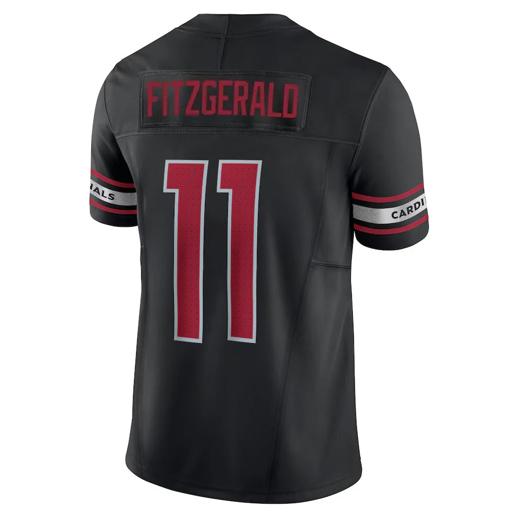 A.Cardinals #11 Larry Fitzgerald Player Black Vapor F.U.S.E. Limited Home Game BALCE Stitched Jerseys