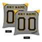 Custom Pittsburgh Pirates Pillow Decorative Throw Pillow Case - Print Personalized Football Team Fans Name & Number Birthday Gift Football Pillows