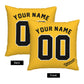 Custom Pittsburgh Pirates Pillow Decorative Throw Pillow Case - Print Personalized Football Team Fans Name & Number Birthday Gift Football Pillows