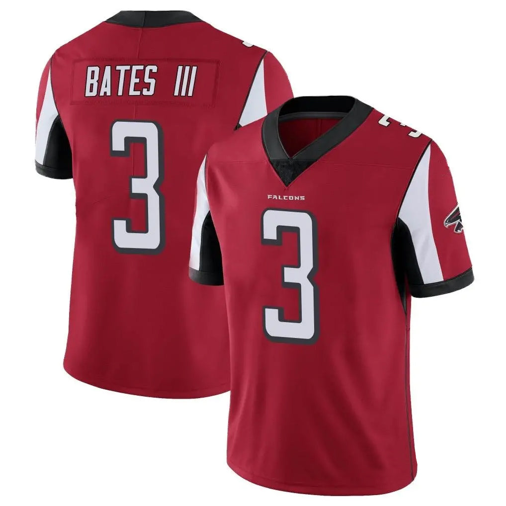 A.Falcons #3 Jessie Bates III Player Red Color Vapor Untouchable Limited Home Game BALCE Stitched Jerseys