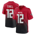 A.Falcons #12 Avieon Terrell Player Red Home Game BALCE Stitched Jerseys