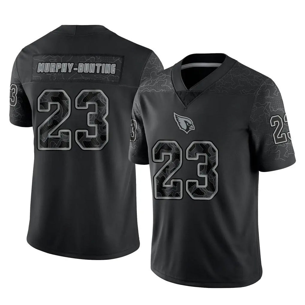 A.Cardinals #23 Sean Murphy-Bunting Player Black RFLCTV Limited Home Game BALCE Stitched Jerseys