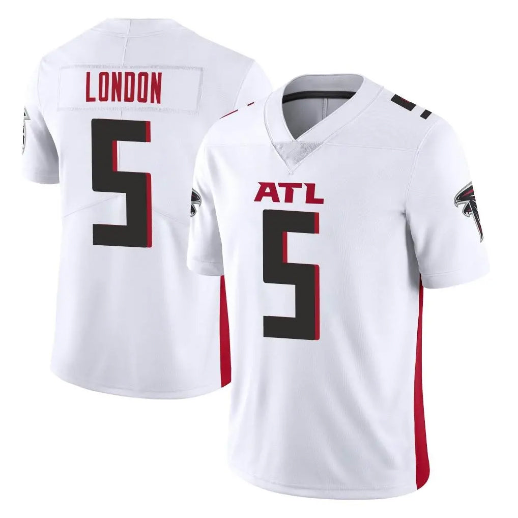 A.Falcons #5 Drake London Player White Vapor Untouchable Limited Home Game BALCE Stitched Jerseys