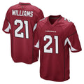 A.Cardinals #21 Garrett Williams Player Cardinal Home Game BALCE Stitched Jerseys
