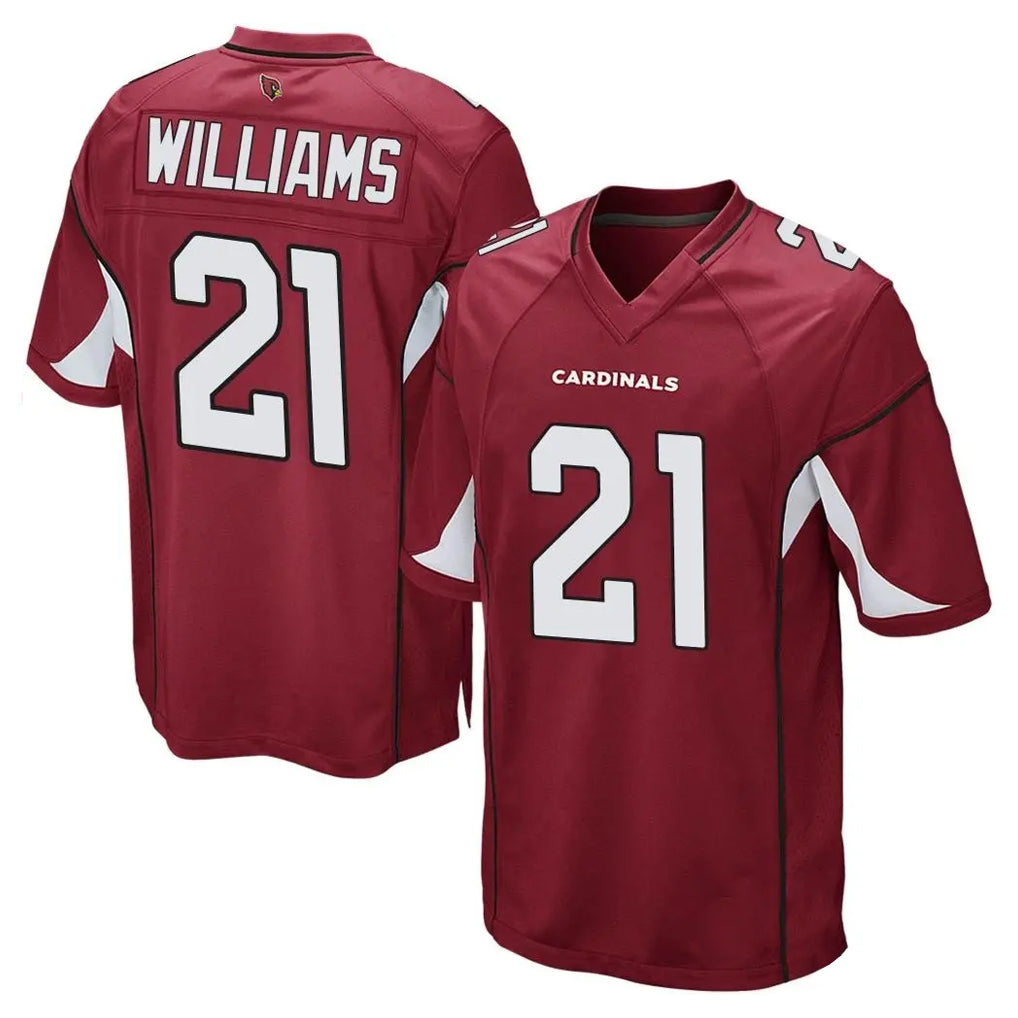 A.Cardinals #21 Garrett Williams Player Cardinal Home Game BALCE Stitched Jerseys