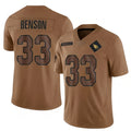 A.Cardinals #33 Trey Benson Player Brown Salute To Service Limited BALCE Stitched Jerseys