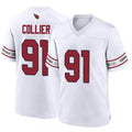 A.Cardinals #91 L.J. Collier Player White Game Home BALCE Stitched Jerseys