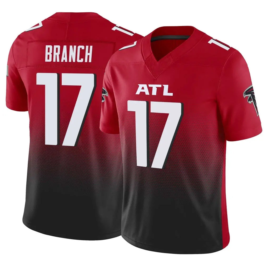 A.Falcons #17 Zachariah Branch Player Red Vapor F.U.S.E. Limited BALCE Stitched Jerseys