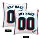 Custom Miami Marlins Pillow Decorative Throw Pillow Case - Print Personalized Football Team Fans Name & Number Birthday Gift Football Pillows