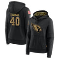 A.Cardinals #40 Pat Tillman Player Black Salute to Service Limited Hoodie BALCE Stitched Jerseys