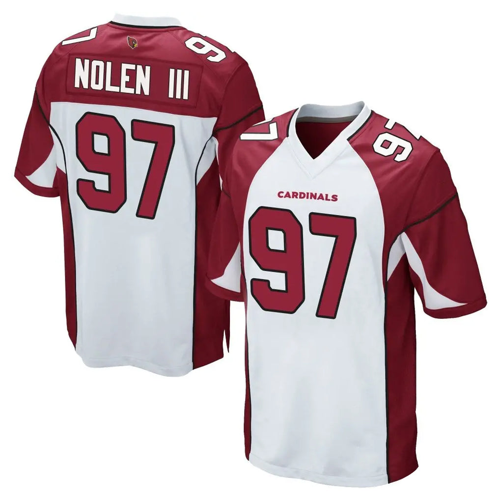 A.Cardinals #97 Walter Nolen III Player White Home Game BALCE Stitched Jerseys