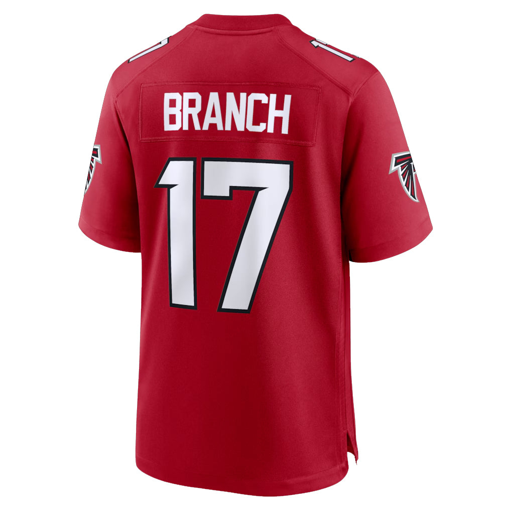 A.Falcons #17 Zachariah Branch Player Red Home Game BALCE Stitched Jerseys