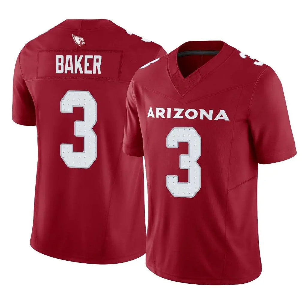 A.Cardinals #3 Budda Baker Player Cardinal Vapor F.U.S.E. Limited Home Game BALCE Stitched Jerseys