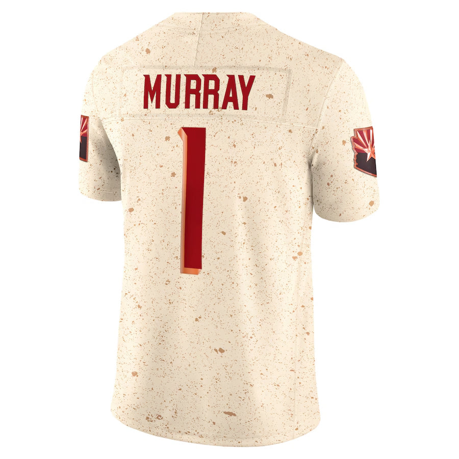 A.Cardinals #1 Kyler Murray Player Cream Rivalries Collection Vapor Limited Home Game BALCE Stitched Jerseys