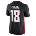 A.Falcons #18 Kirk Cousins Player Black Vapor F.U.S.E. Limited BALCE Stitched Jerseys